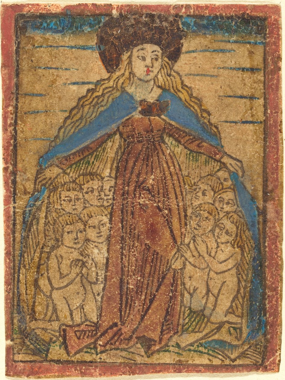 Madonna jako Opiekunka autorstwa German 15th Century