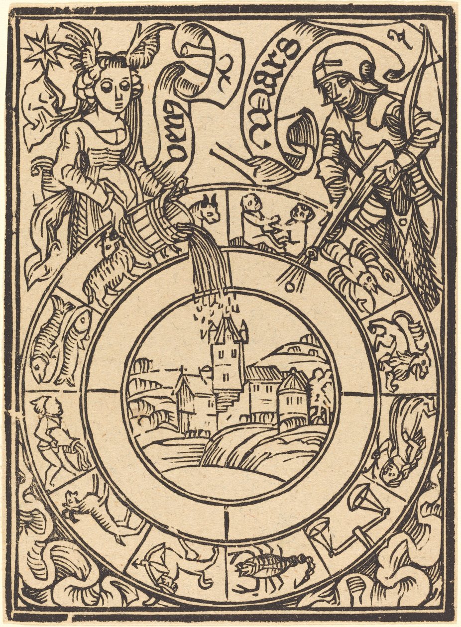 Mars i Wenus autorstwa German 15th Century