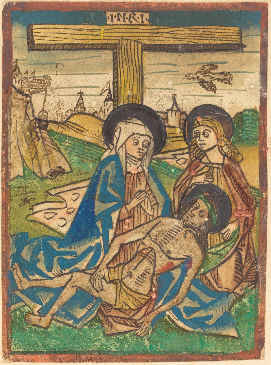 Pieta z Saint John autorstwa German 15th Century