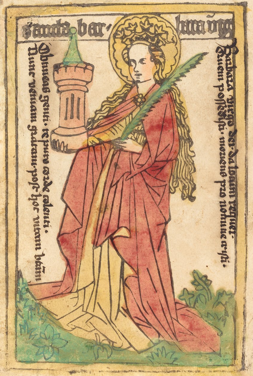 Św. Barbara autorstwa German 15th Century