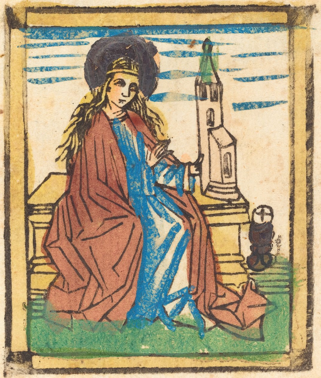 Św. Barbara autorstwa German 15th Century