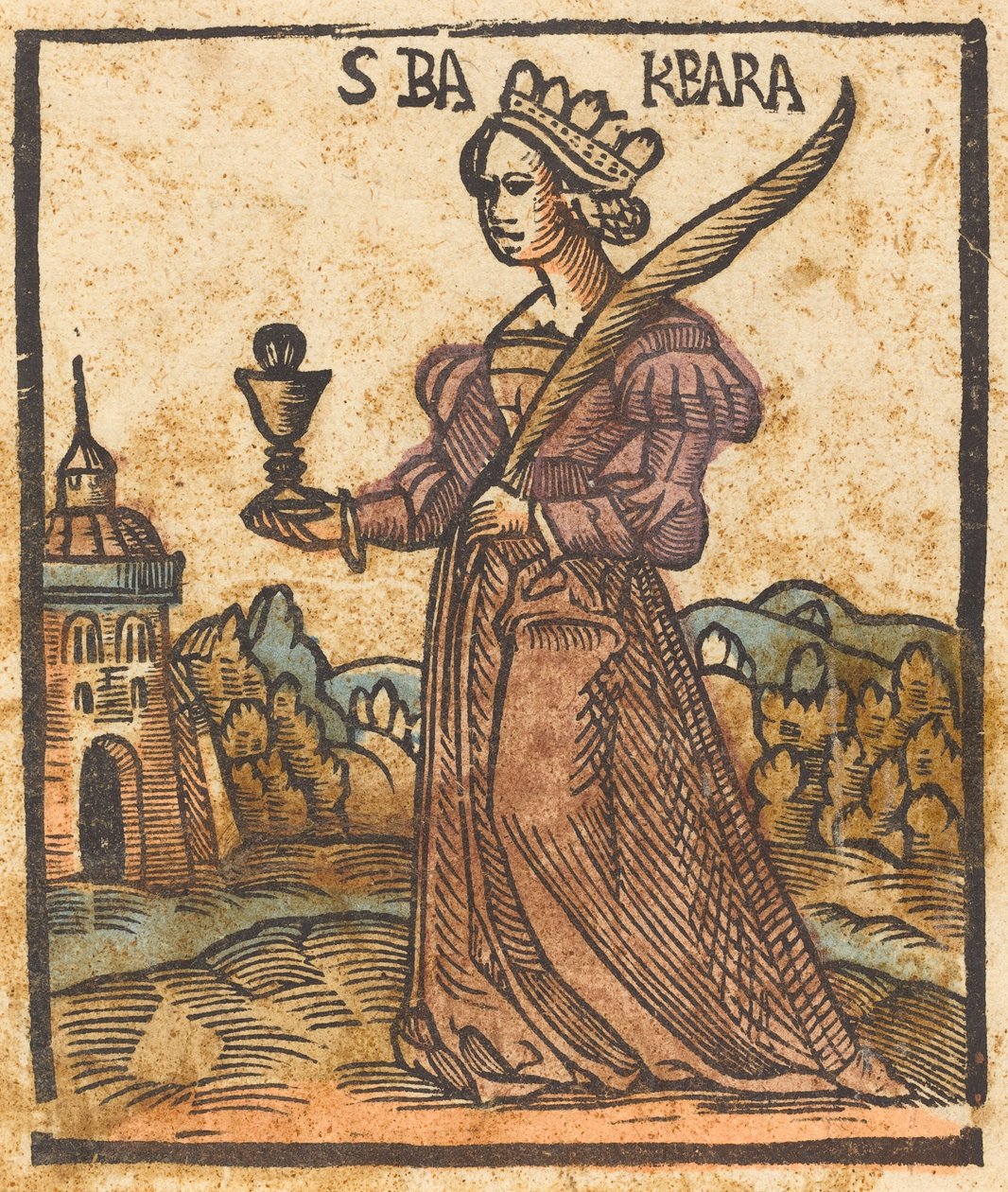 Św. Barbara autorstwa German 15th Century