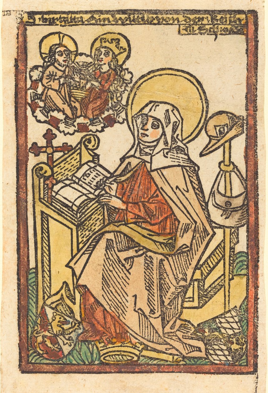 Święta Brygida autorstwa German 15th Century