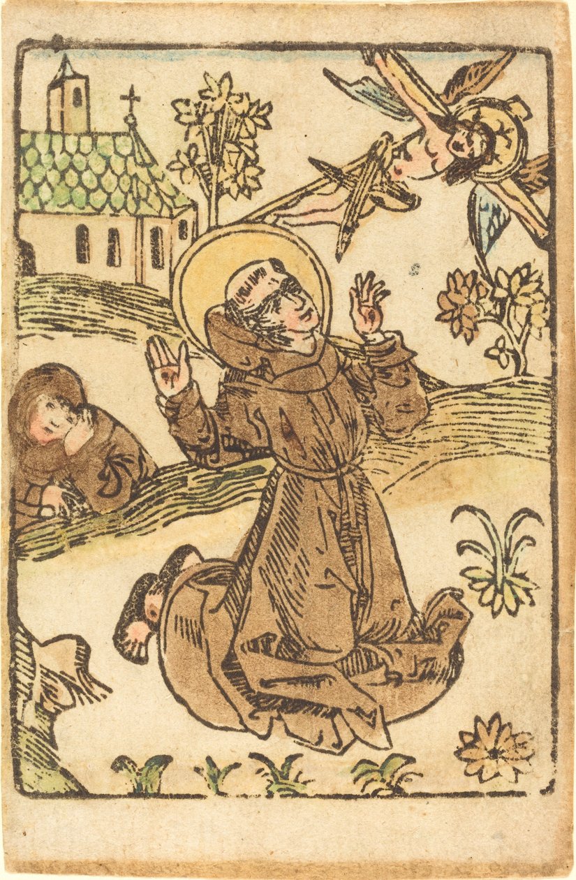 Stygmaty św. Franciszka autorstwa German 15th Century