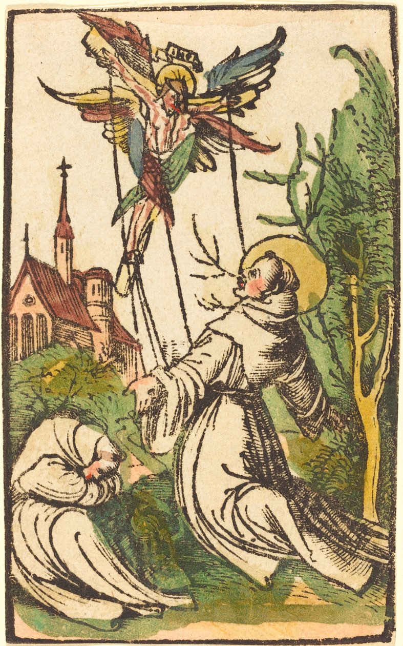 Stygmaty św. Franciszka autorstwa German 15th Century