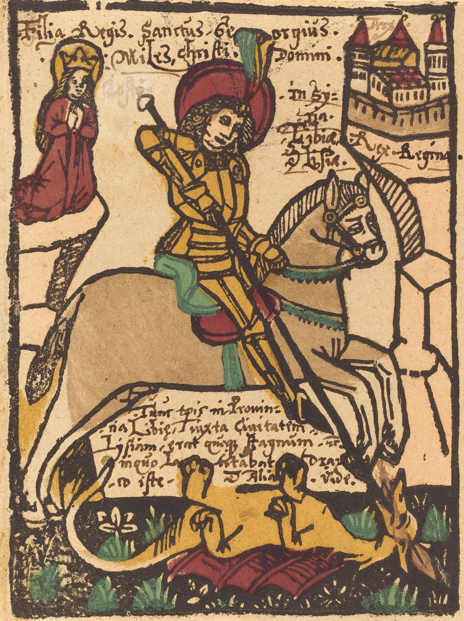 Święty Jerzy autorstwa German 15th Century