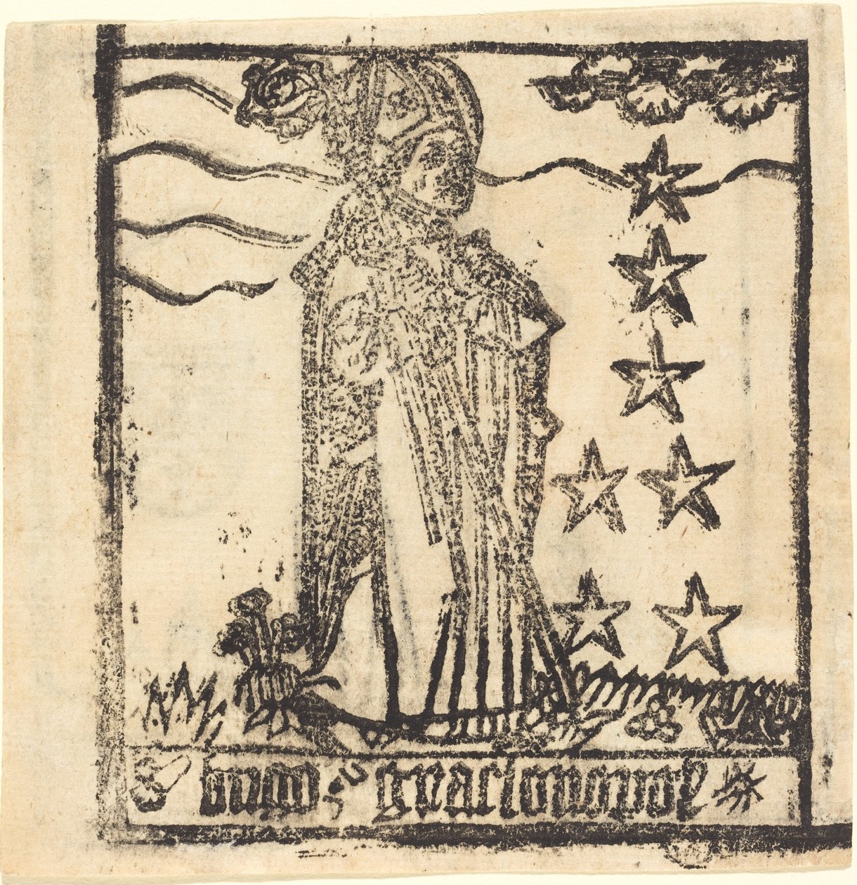 Święty Hugo z Grenoble autorstwa German 15th Century