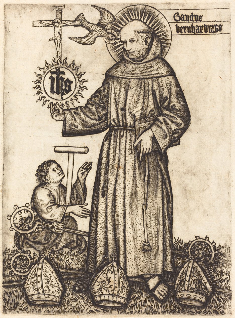 święty Bernard autorstwa German 15th Century