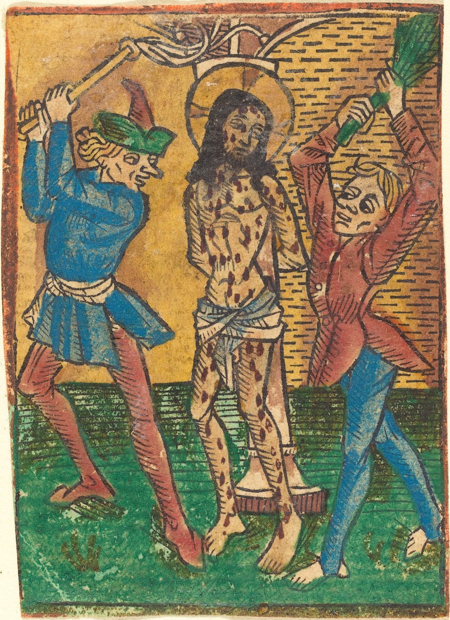 Biczowanie Chrystusa autorstwa German 15th Century