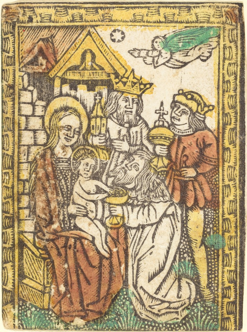 Pokłon Trzech Króli autorstwa German 15th Century