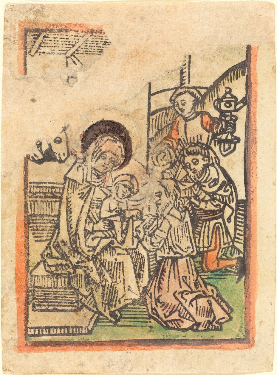 Pokłon Trzech Króli autorstwa German 15th Century