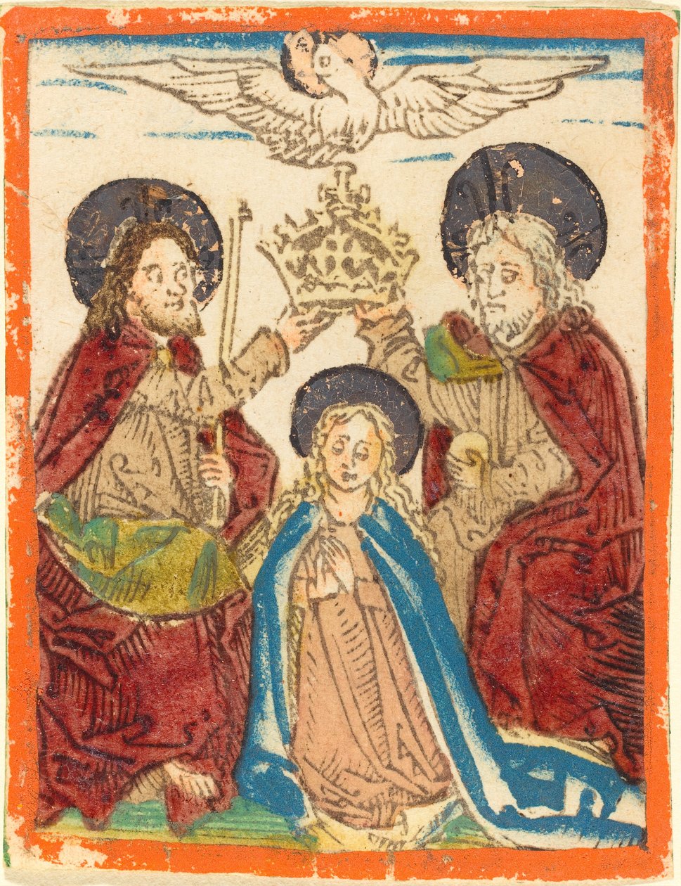 Koronacja Dziewicy autorstwa German 15th Century