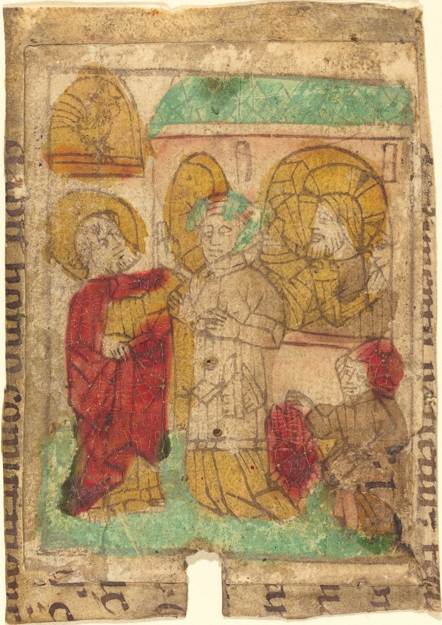 Odmowa Piotra autorstwa German 15th Century