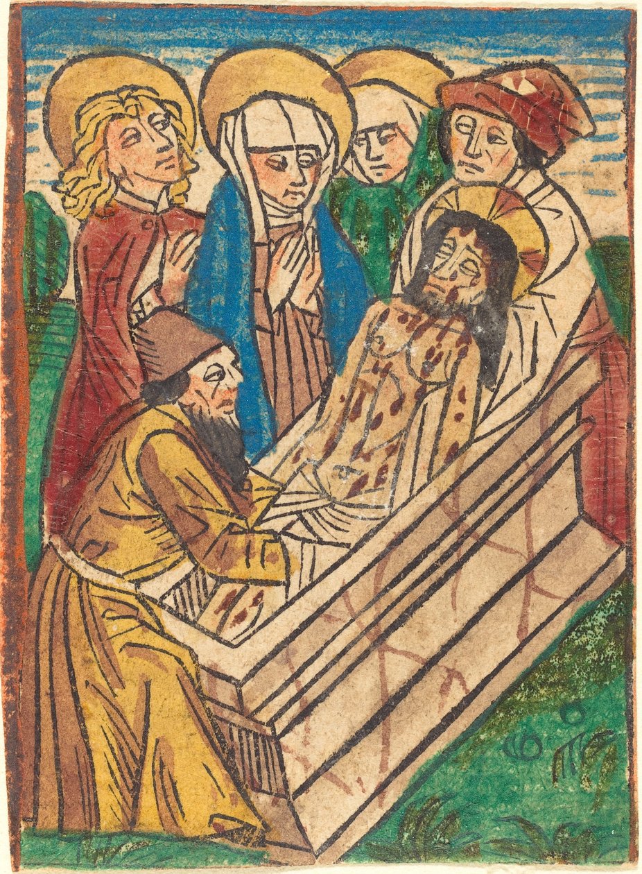 Złożenie do grobu autorstwa German 15th Century