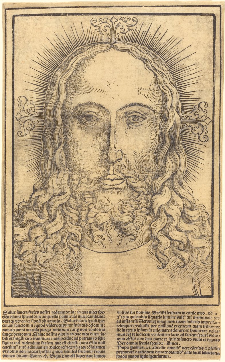 Głowa Chrystusa autorstwa German 15th Century