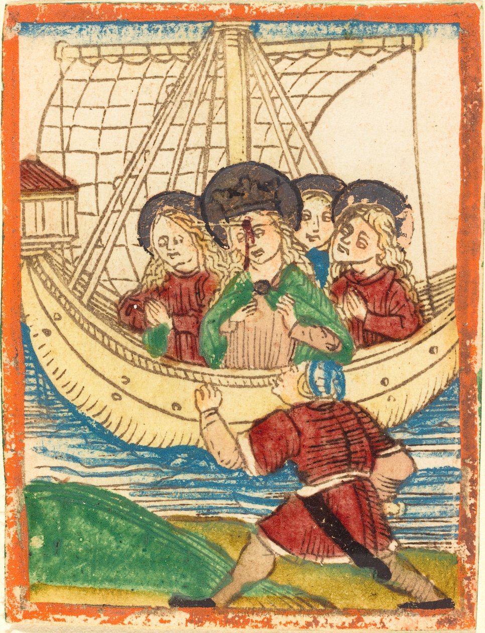 Podróż św. Urszuli autorstwa German 15th Century
