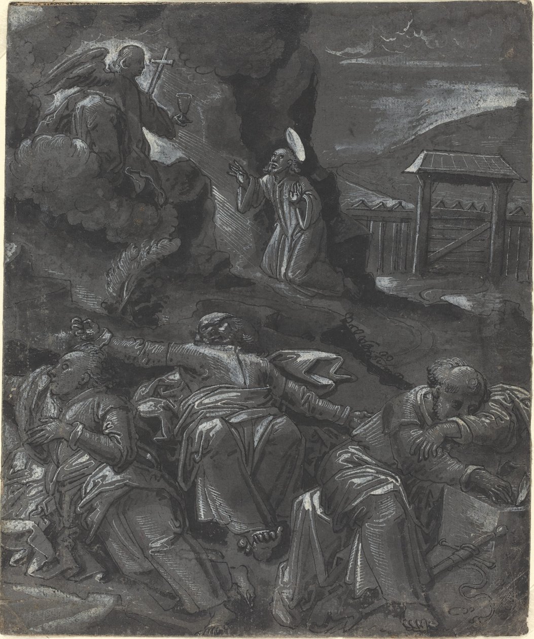 Chrystus w Ogrodzie Getsemani autorstwa German 16th Century