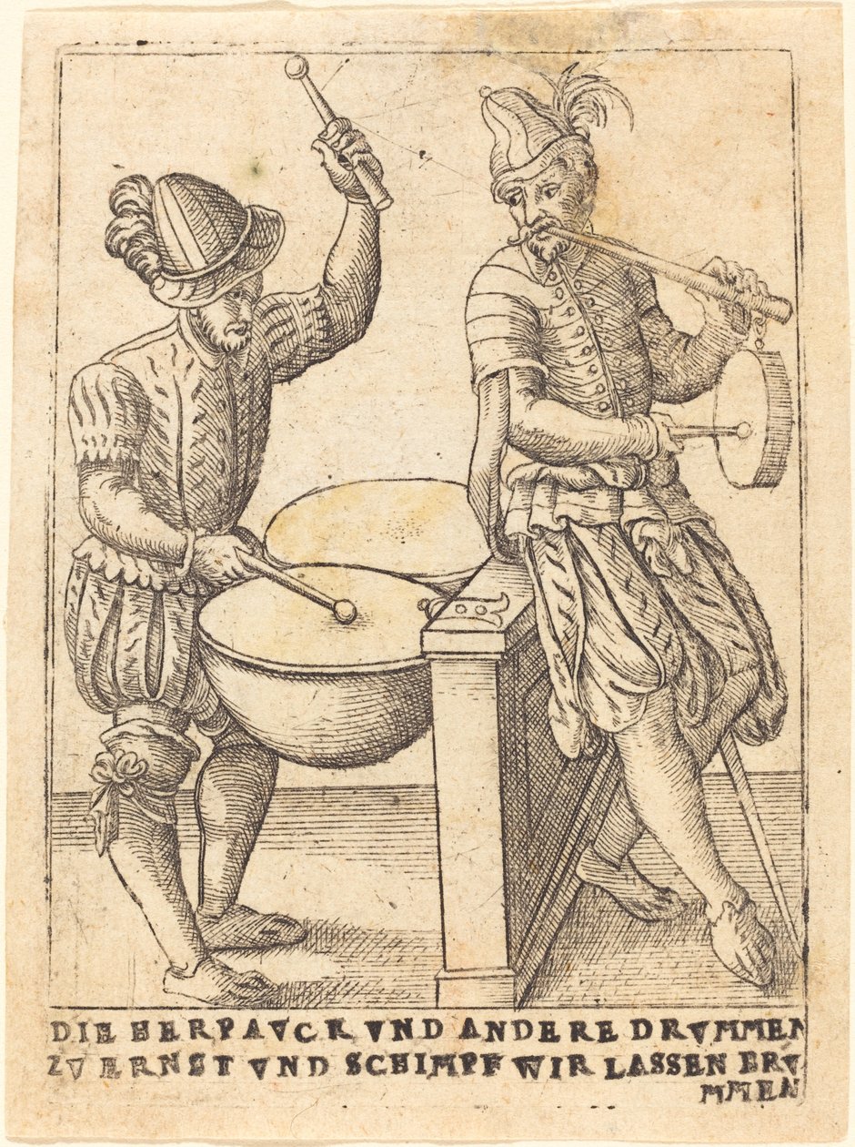Herpavck i inni Drvmmen poważnie i Schimpf, których zachęcamy autorstwa German 16th Century