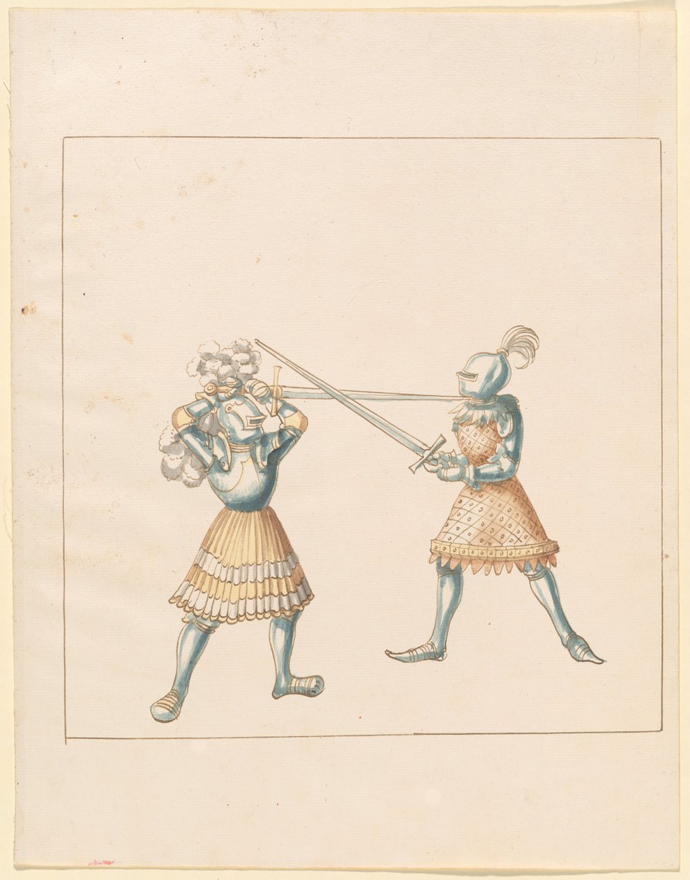 Freydal, Księga potyczek i turnieju cesarza Maksymiliana I: Walki na piechotę (potyczki) (Tom III): Tablica 162 autorstwa German 16th Century