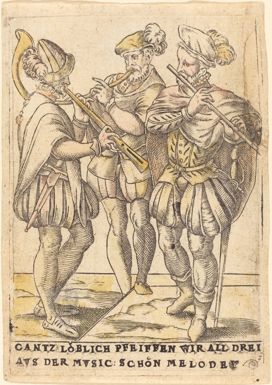 Gantz Loblich Pfeiffen wszyscy trzej avs de Mvsic: Schon Melodey autorstwa German 16th Century