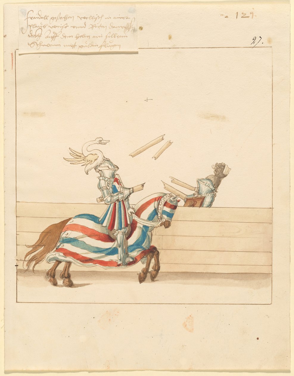 Włoski Pojedynek Pokoju autorstwa German 16th Century
