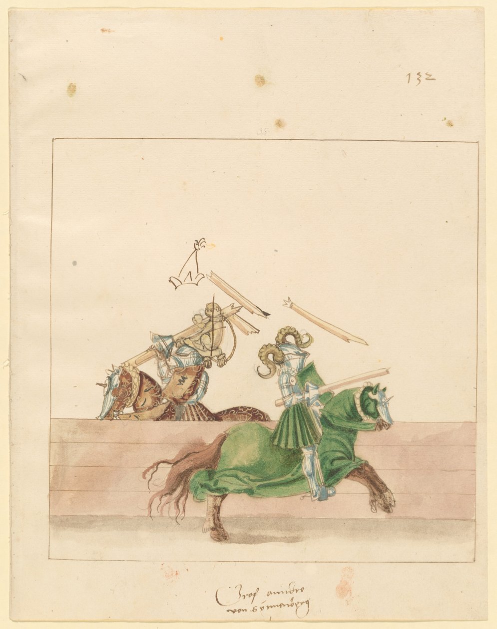 Włoski Pojedynek Pokoju autorstwa German 16th Century