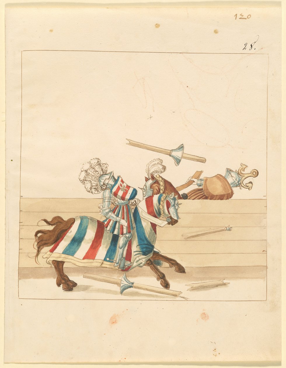 Włoski Pojedynek Pokoju autorstwa German 16th Century
