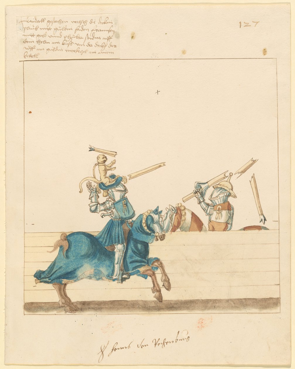 Włoski Pojedynek Pokoju autorstwa German 16th Century
