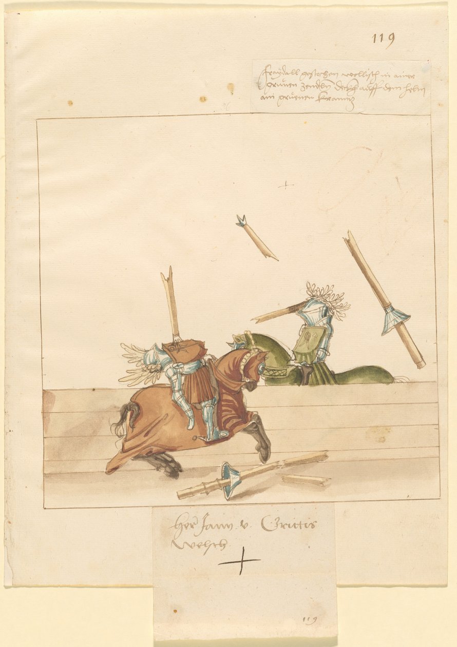 Włoski Pojedynek Pokoju autorstwa German 16th Century