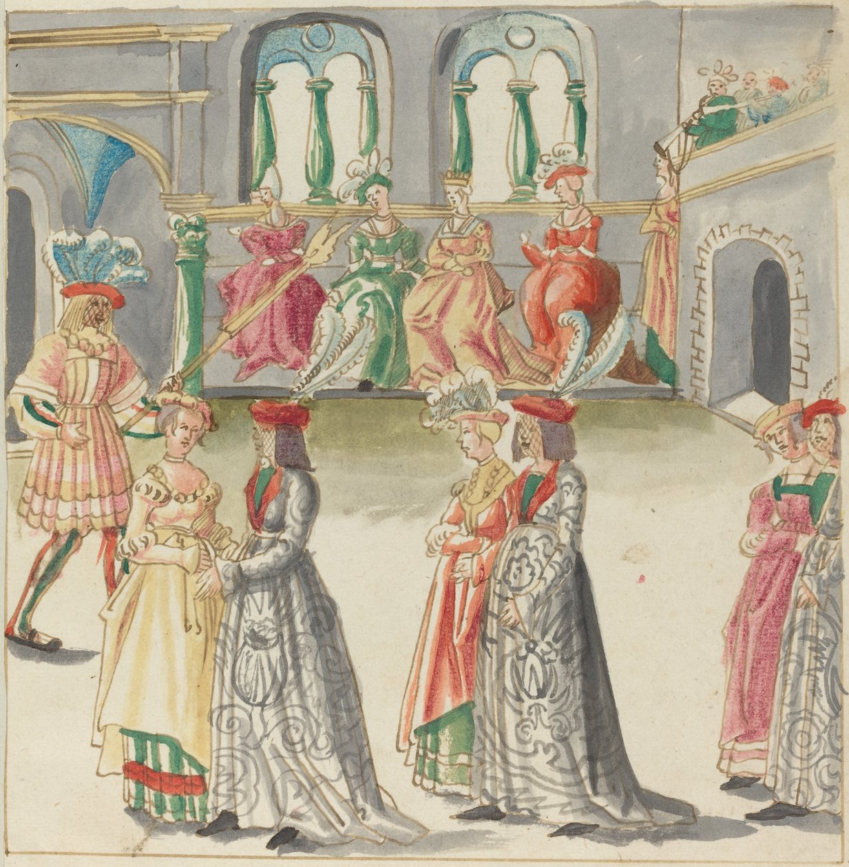 Maskarada autorstwa German 16th Century