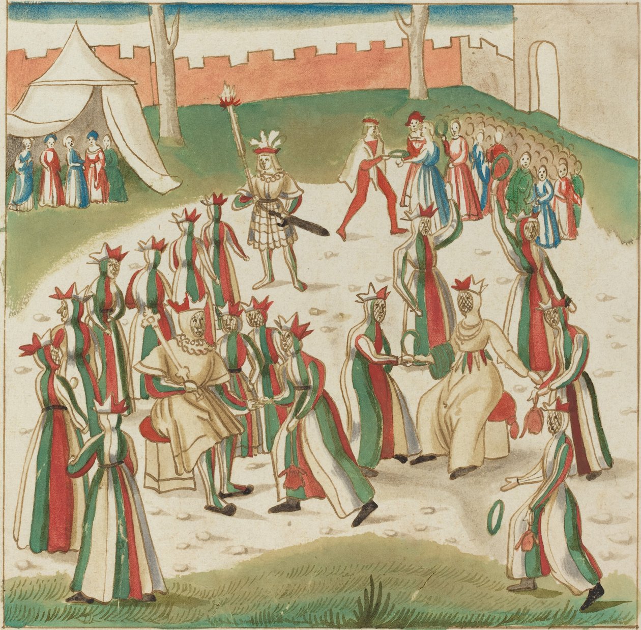 Gry na świeżym powietrzu autorstwa German 16th Century