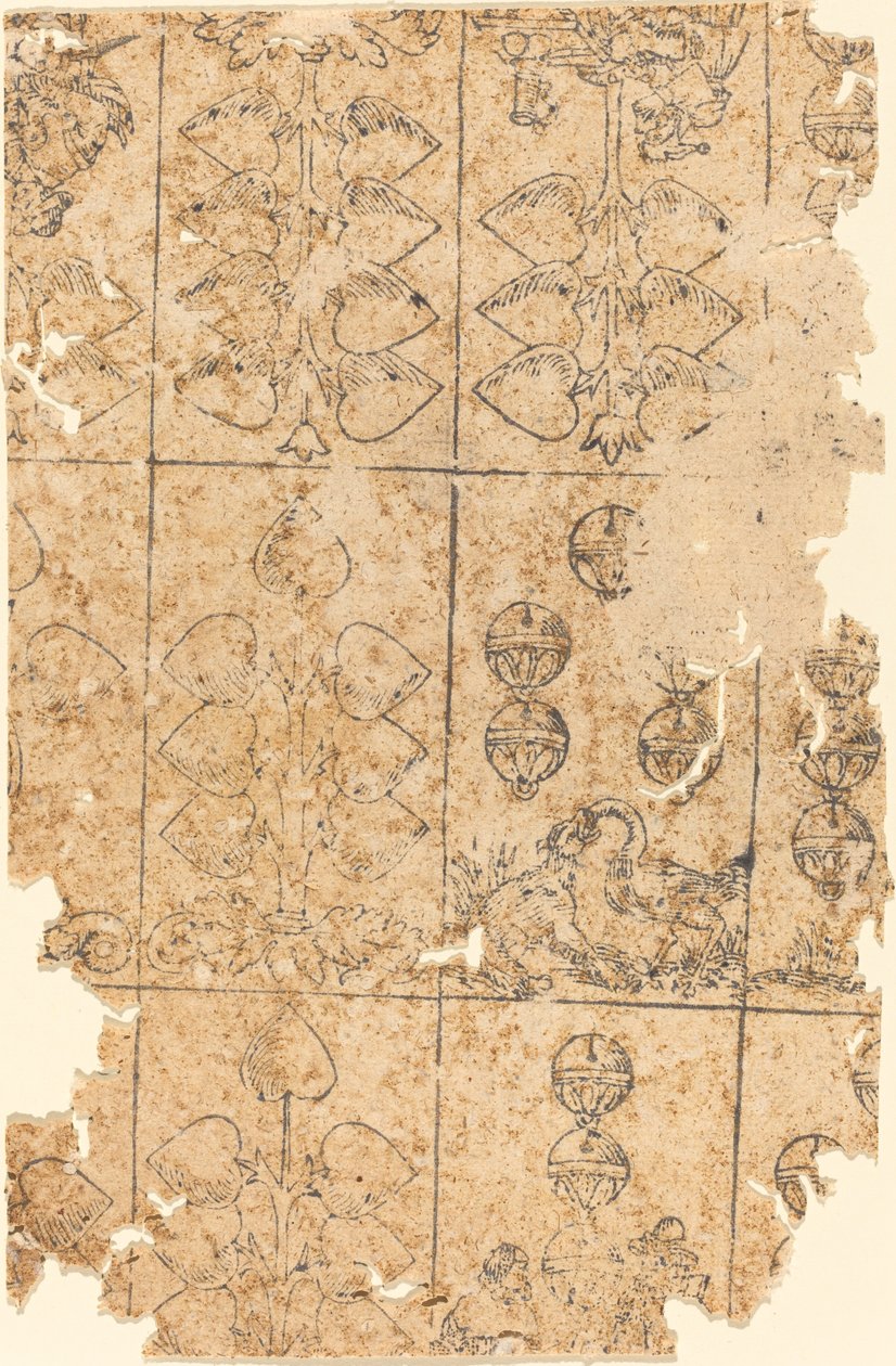 Karta do gry autorstwa German 16th Century