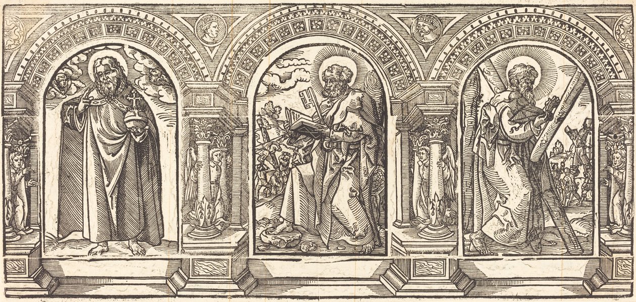 Chrystus i Jego uczniowie II autorstwa German 16th Century after Martin Schongauer