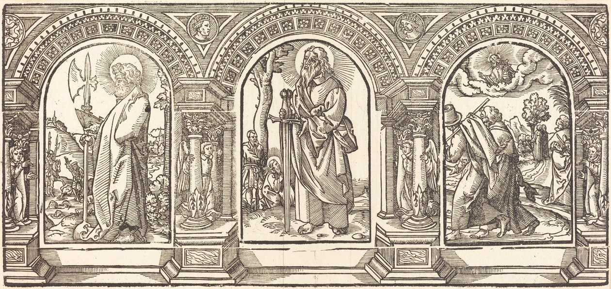 Chrystus i Jego uczniowie V autorstwa German 16th Century after Martin Schongauer