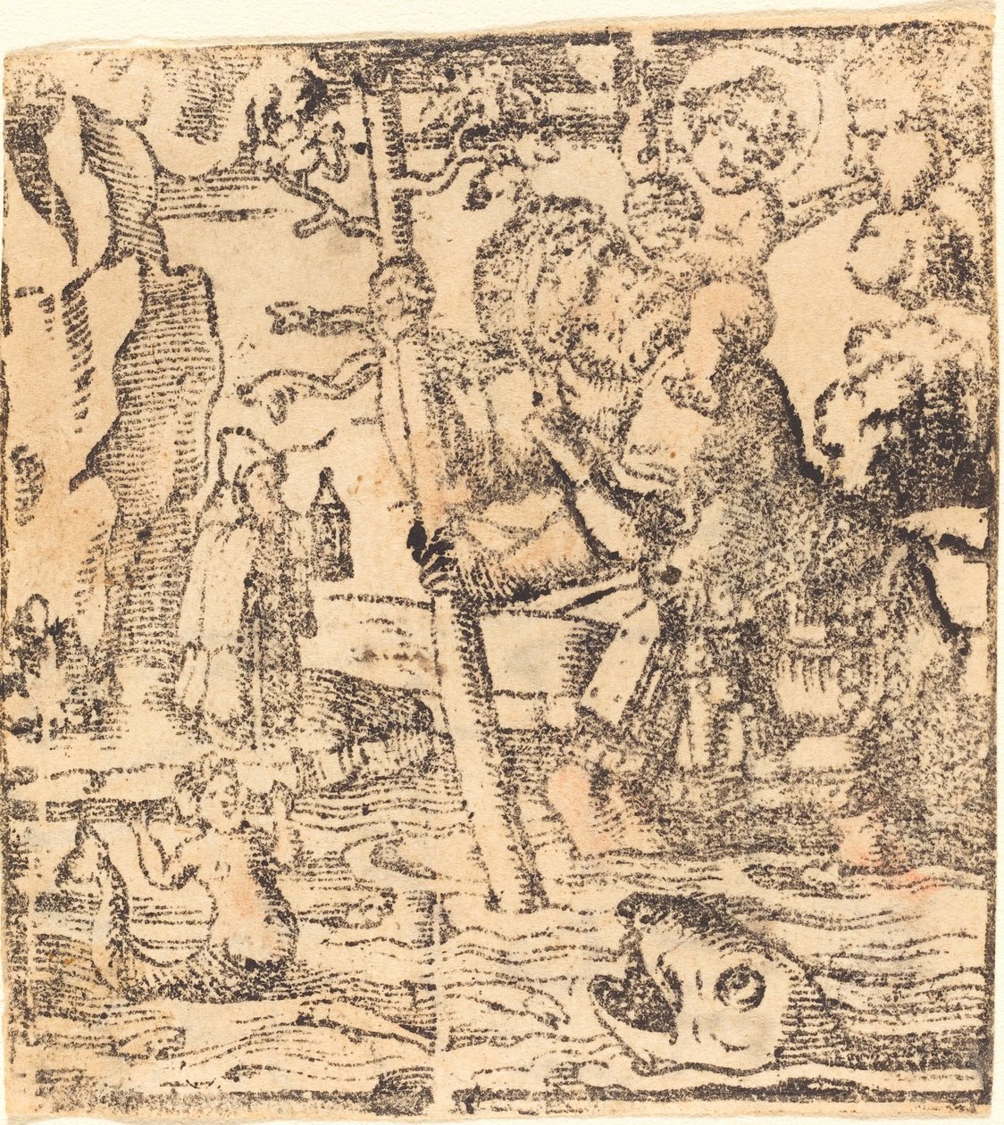 Święty Krzysztof autorstwa German 16th or 19th Century