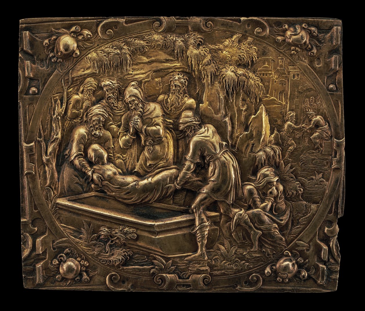 Pogrzeb świętego autorstwa German 17th Century