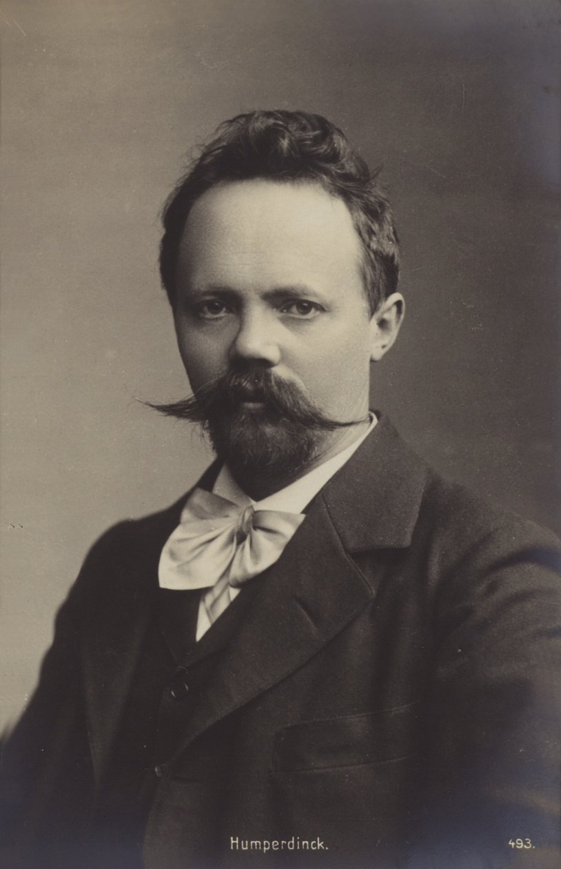 Portret Engelberta Humperdincka (zdjęcie czarno-białe) autorstwa German Photographer