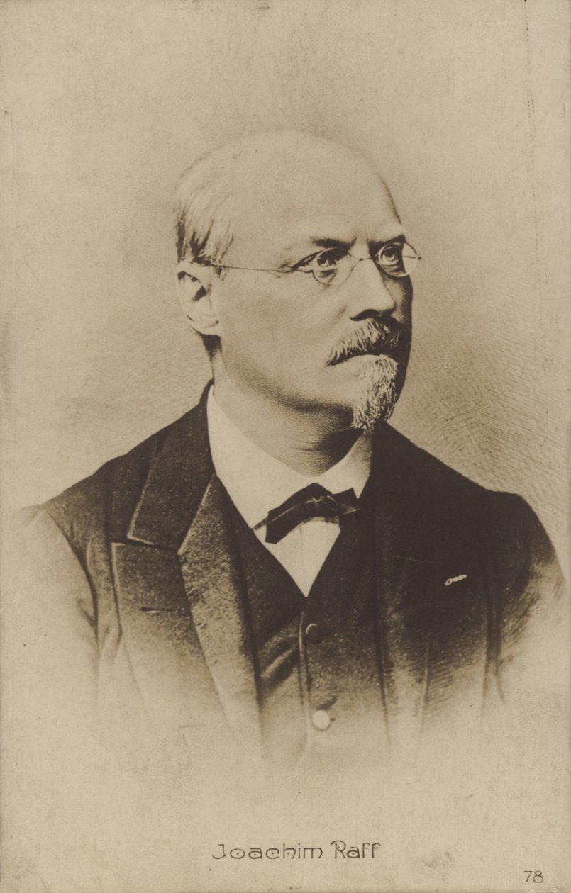 Portret Joachima Raffa (zdjęcie czarno-białe) autorstwa German Photographer