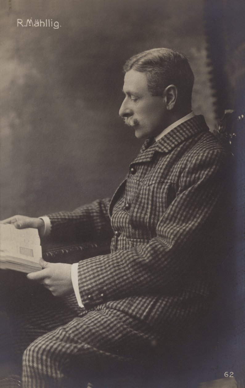 Portret Ricardo Mahlliga (zdjęcie czarno-białe) autorstwa German Photographer