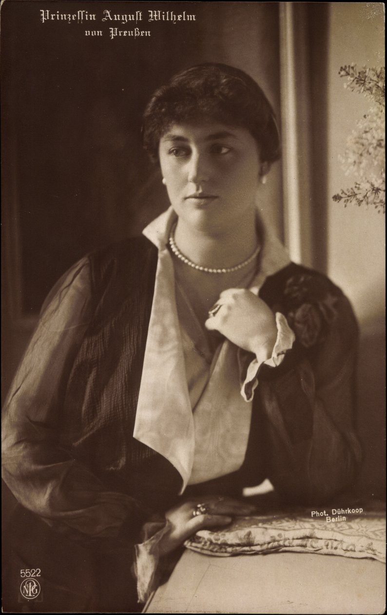 Księżniczka Augusta Wilhelmina Pruska, NPG 5522 autorstwa German Photographer