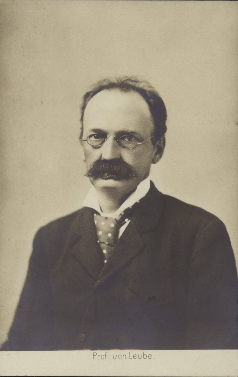 Wilhelm Olivier Leube (zdjęcie czarno-białe) autorstwa German Photographer