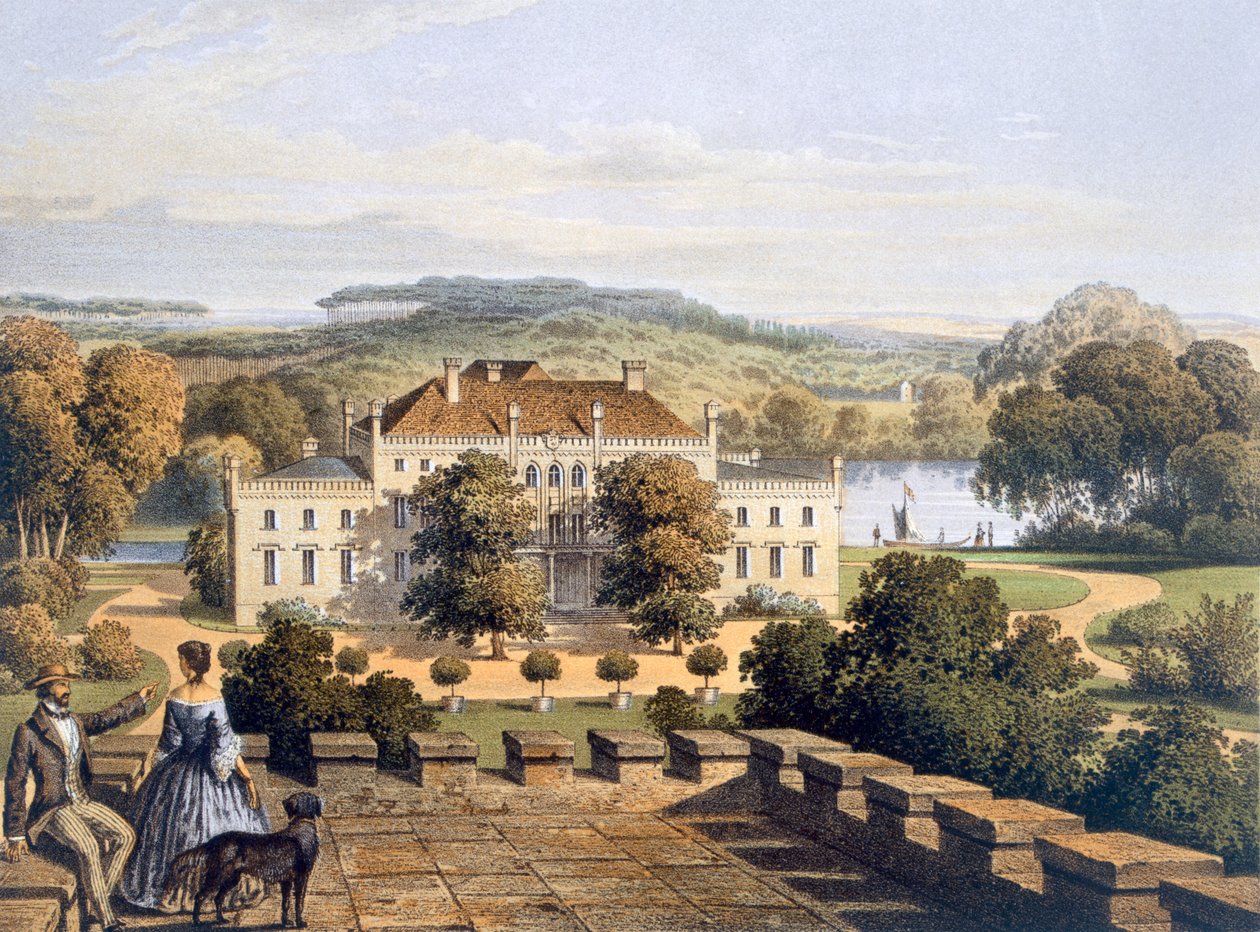 Pruska Rezydencja Królewska, ok.1852-63 autorstwa German School