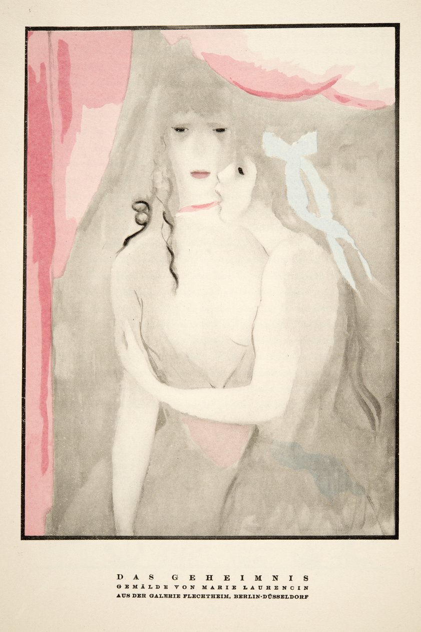 Reklama Galerie Flechtheim, ze Styl, wyd. 1922 (druk pochoir) autorstwa German School