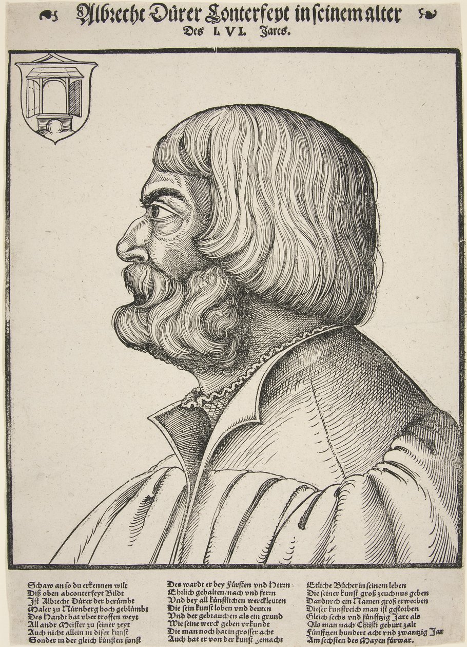 Albrecht Durer, lat 56 (drzewryt) autorstwa German School