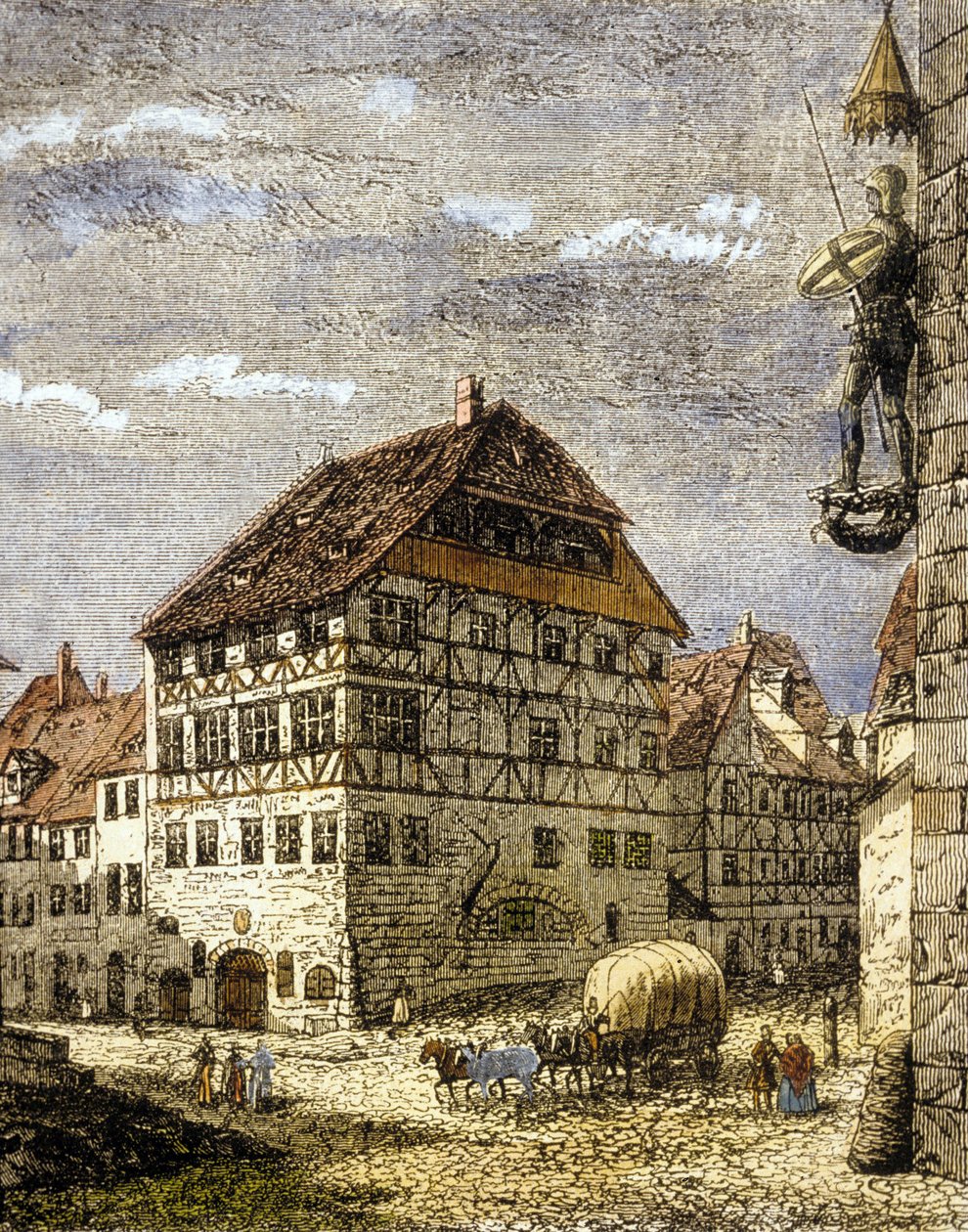 Dom Albrechta Durera w Norymberdze, Niemcy autorstwa German School
