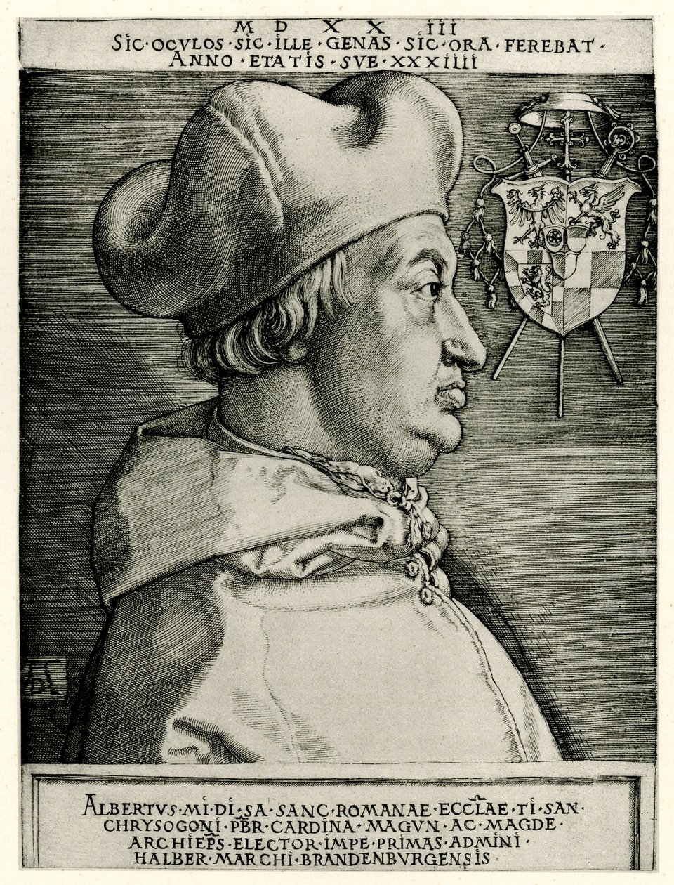 Albert z Brandenburgii autorstwa German School