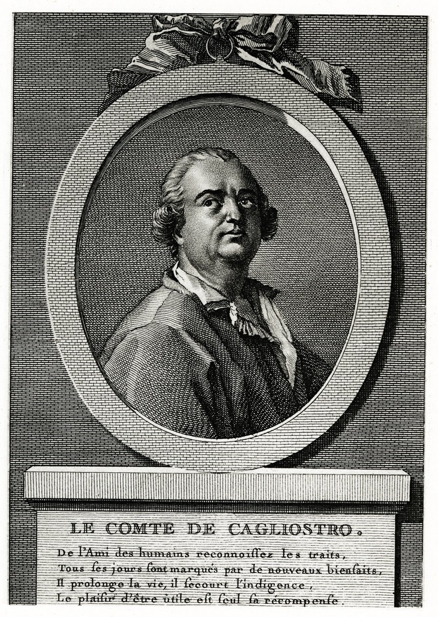Aleksander Graf Cagliostro autorstwa German School