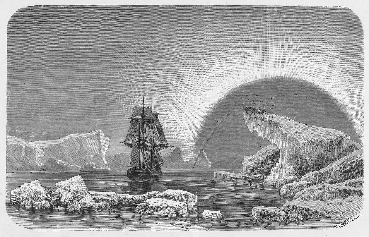 Aurora Borealis – zorza polarna autorstwa German School