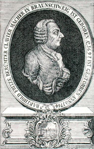Barthold Fritz (1697-1766) ryty J.C. Eberling (grafika) autorstwa German School