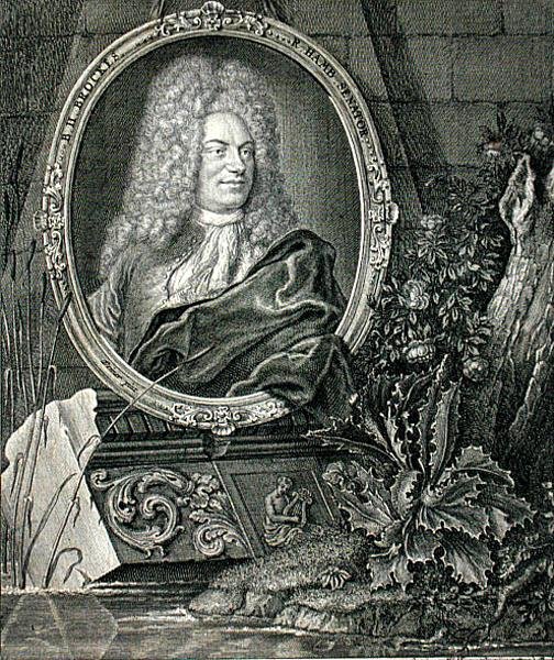 Barthold Heinrich Brockes (1680-1747) grawerowany przez Wolffganga (grafika) autorstwa German School